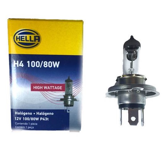 BOMBILLO HALOGENO H4 12V 60/55W HELLA ¢2.000