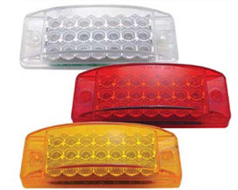LAMPARA LATERAL LED AM/RJ/BL 24V 21LED  ¢6.600