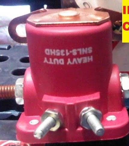 SELENOIDE DE ARRANQUE 12V ROJO (CHANCHO) ¢7.000