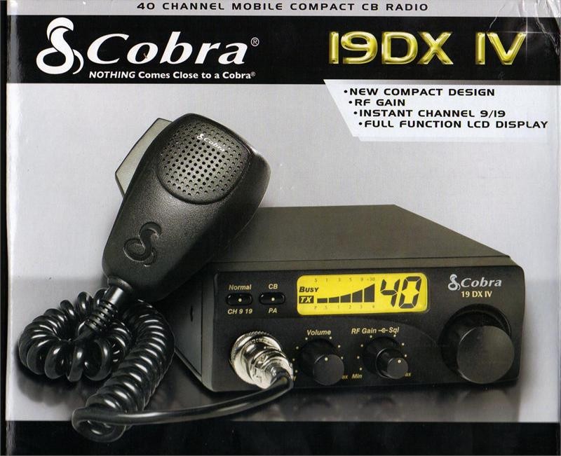 RADIO COBRA PASTILLA 19DX IV ¢55.000