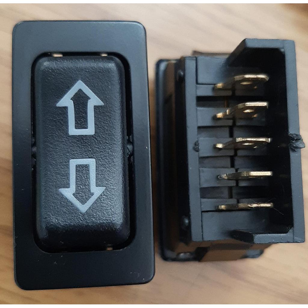 SWITCH PARA VIDRIO ELECTRICO FLECHA 5P ILUM ¢4.700