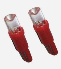 BOMBILLO LED T5 MINI 12V ROJO ARROZ ¢1.600