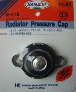 TAPON DE RADIADOR PEQUEÑO 9LB SANKEY ¢2.800