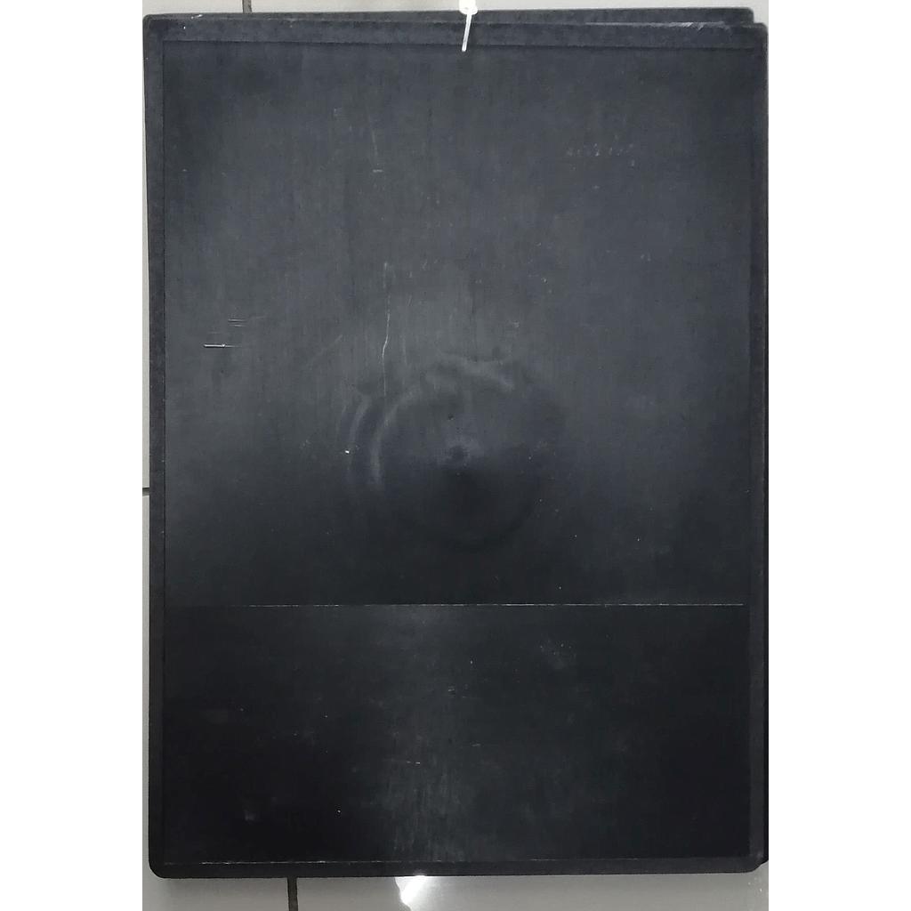 FALDON NEGRO DE HULE LISO LARGO (PAR) 16X22 ¢17.000