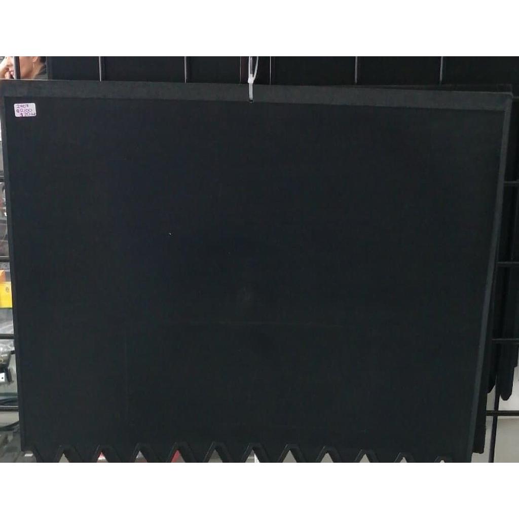 FALDON NEGRO DE HULE LISO (PAR) 15X17 ¢15.400