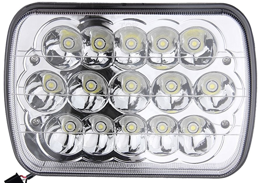 SILVIN LED RECTANGULAR 7" DE PUNTO (PAR) ¢36000