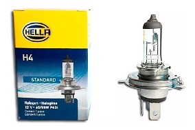 BOMBILLO HALOGENO H4 12V 100/80W HELLA ¢2.500