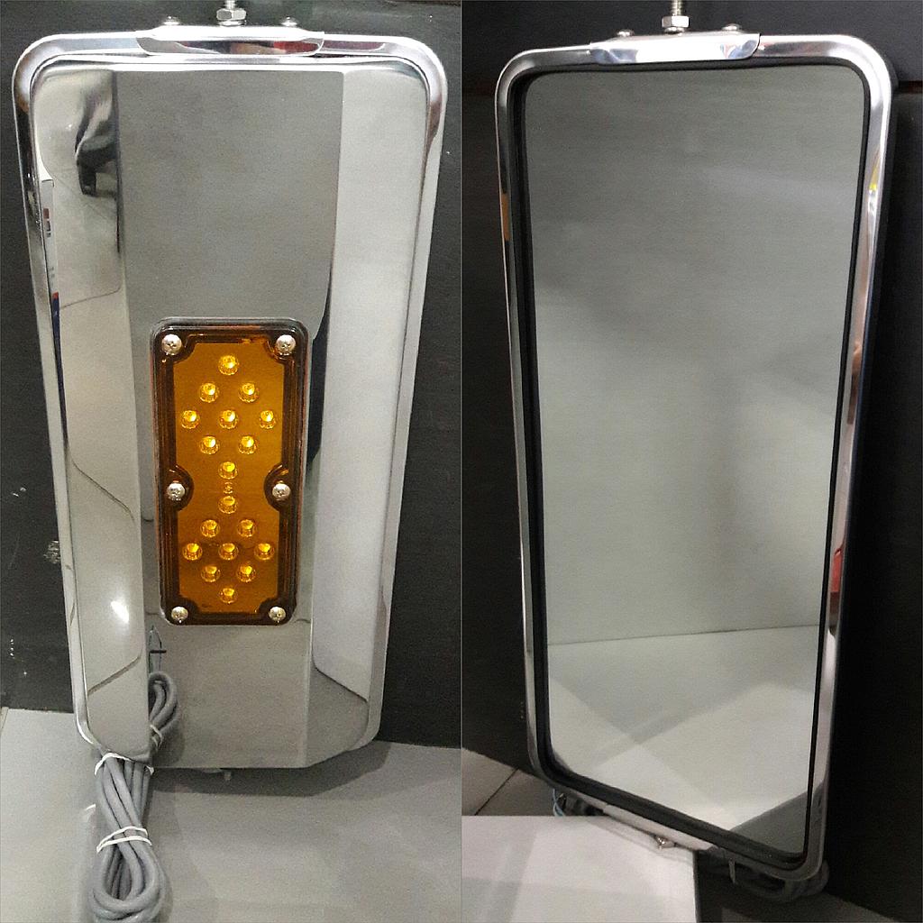 ESPEJO PIN A PIN CROMADO CON LED ¢29.000