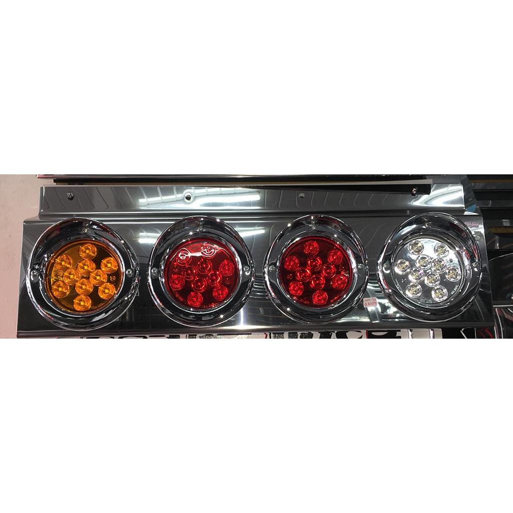 PORTA STOP FALDON DE 4 HUECOS INOX (PAR) ¢40.000