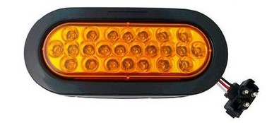 STOP LED OVALADO AM/RJ/BL 24LED ¢9.000