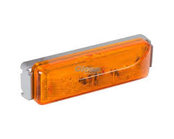 LAMPARA LATERAL DE CARROCERIA KW AMBAR CON DESTELLO 12V ¢9.300 