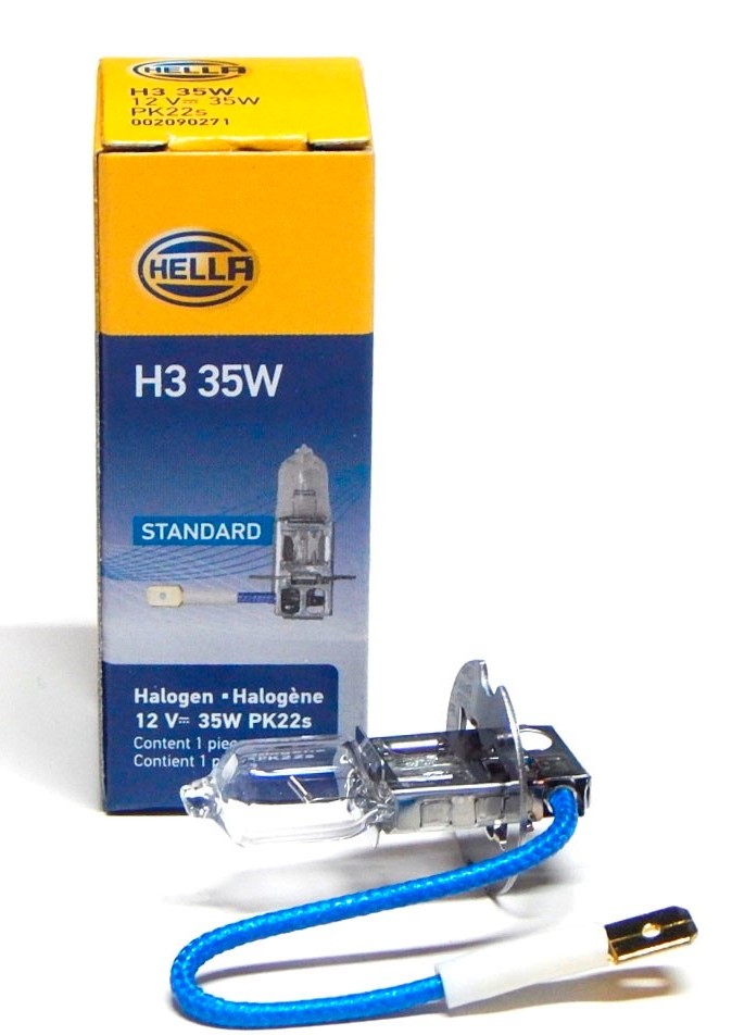 BOMBILLO HALOGENO H3 12V 55W HELLA¢1.100