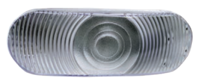 STOP OVALADO DESECHABLE BLANCO