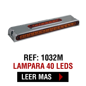 DIRECCIONAL DOBLE CARA RECTANGULAR 40 LED 9 1/2" 12/24 ¢15.000