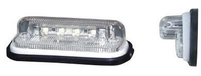LUZ DE PLACA 4 LED BLANCA ¢4.500