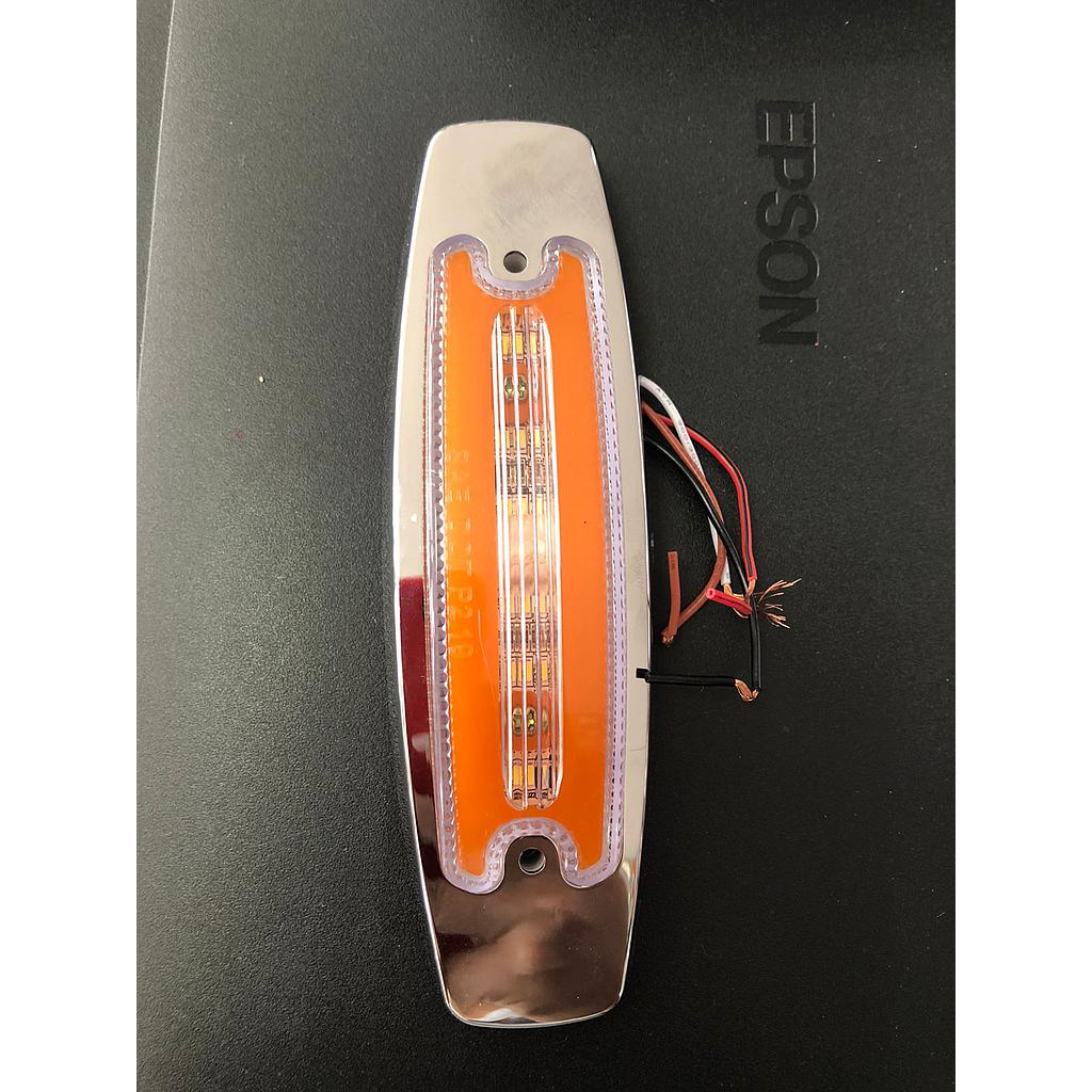 LAMPARA LATERAL DEST LED AMBAR FLASHEO BLANCO ¢6.500