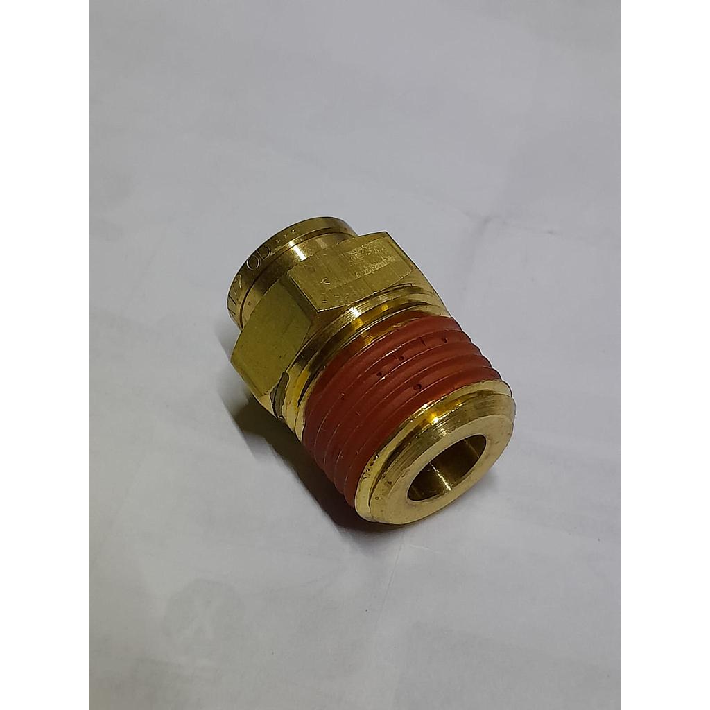 CONECTOR MACHO RECTO SURELOK (DOT) A NPT 1/2"X1/2" ¢7.100