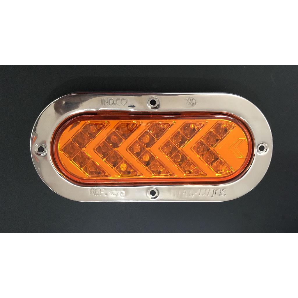 STOP LED OVALADO CON FLECHA BISEL MET ¢10.000