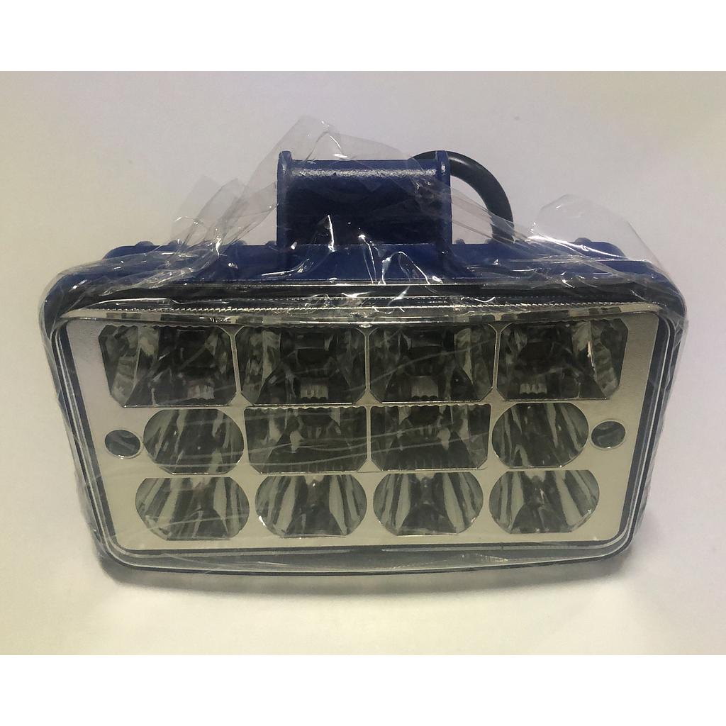 HALOGENO RECTANGULAR 12 LED AZUL ¢14.000