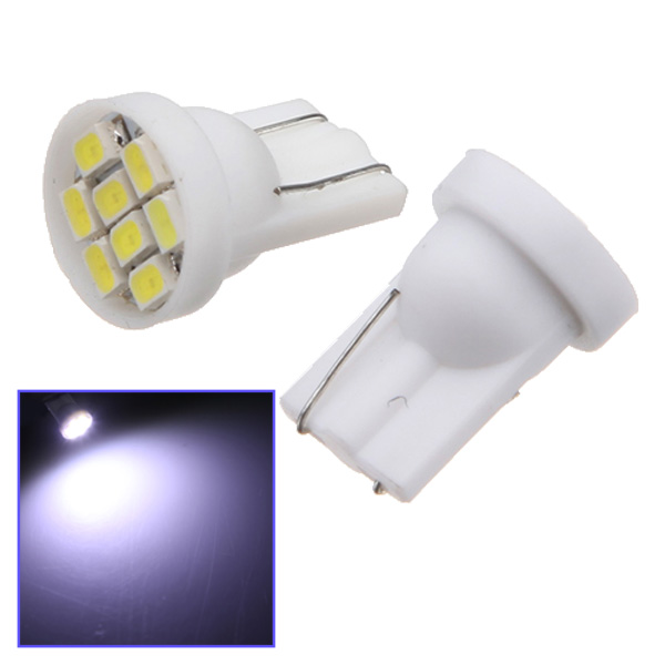 BOMBILLO LED 158 12V PLANO BLANCO 10 LED ¢2.800