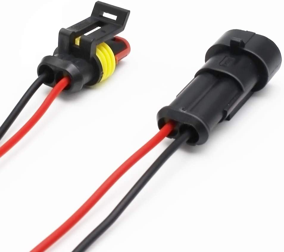 CONECTOR ELECTRICO 2 LINEAS A PRUEBA DE AGUA ¢1.200