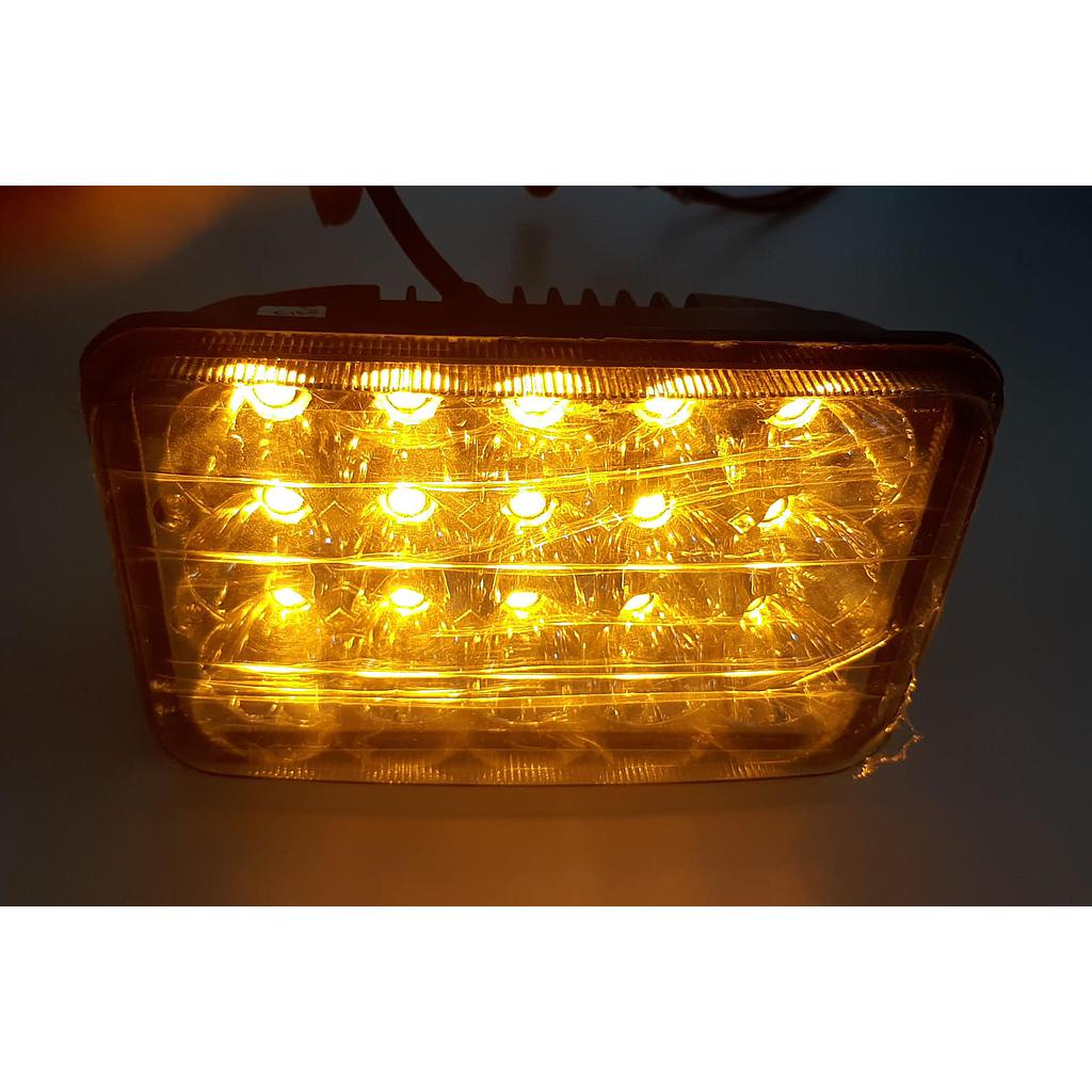 SILVIN LED RECTANGULAR 5" LED BICOLOR STROBE ¢36.000