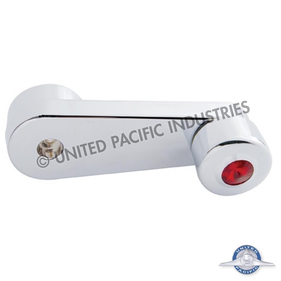 MANILLA CIERRE VIDRIO CON PERLA ROJA ¢7.200