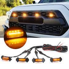 SET LUCES PARA PARRILLA AMARILLAS 4 PCS ¢21.000