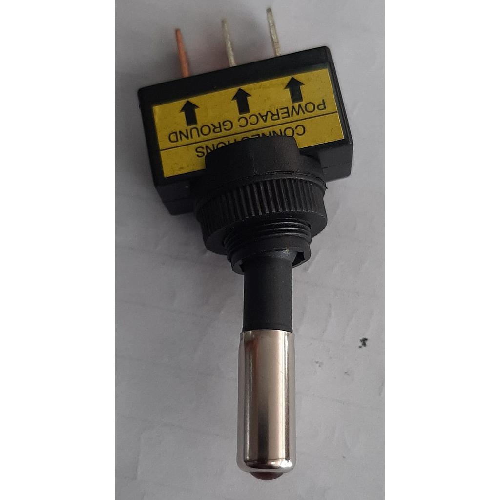 SWITCH 2 PASOS METALICO ILUMINADO DE PALANCA 12V ¢2.500