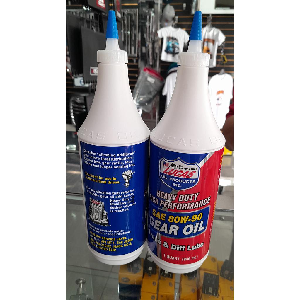 SAE 80W-90 ACEITE DE ENGRANAJE / QT ¢9.000