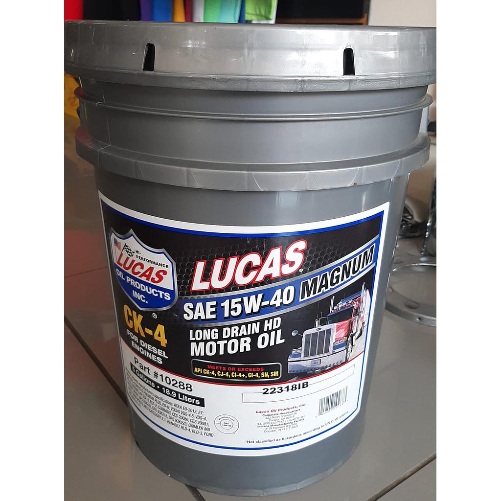SAE 15W-40 CK-4 Truck Oil / 5 gls ¢85.000