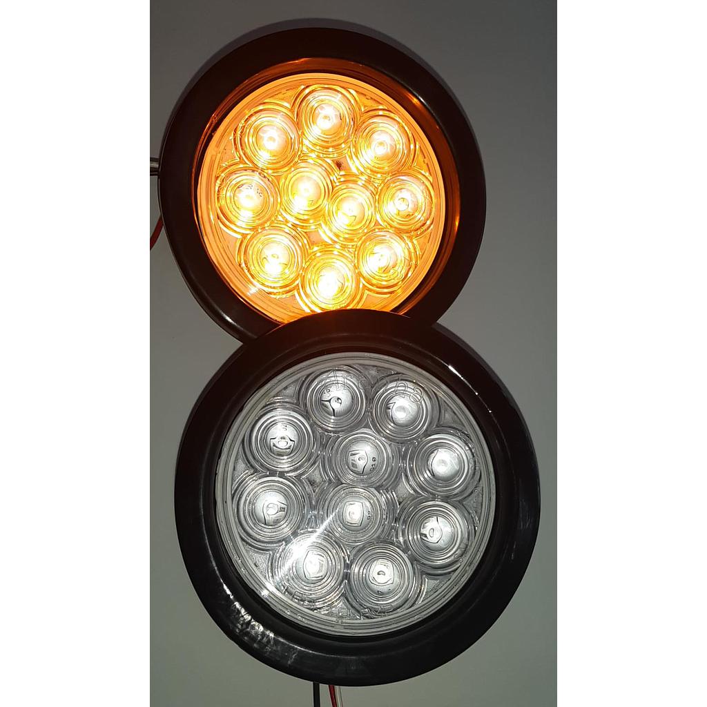 STOP 4"10LED AMBAR LENT CRIST ¢11.900