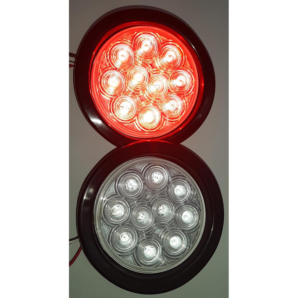 STOP 4"10LED ROJO LENT CRIST ¢10.000
